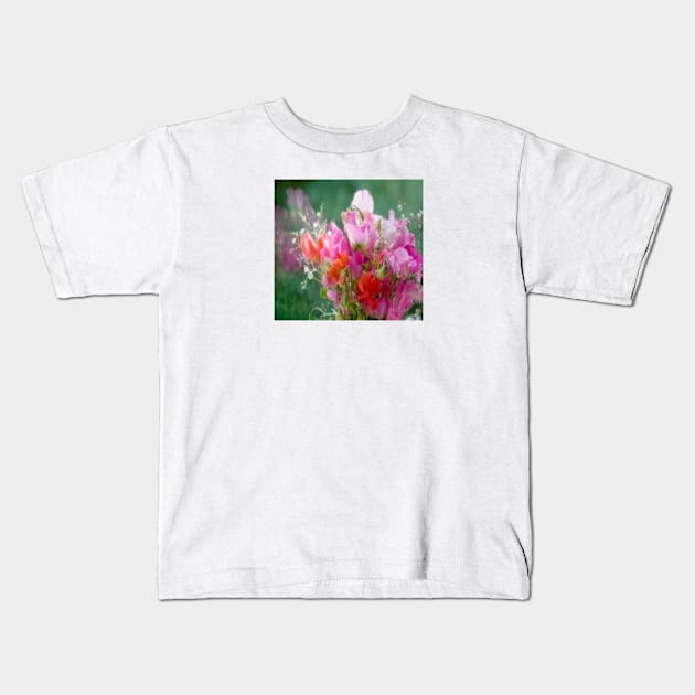 Sweet peas, -small but pretty Kids T-Shirt by Designs and Dreams